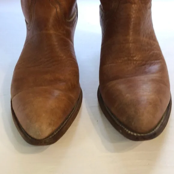 Frye Brown Leather Women's Boots - Picture 6 of 8